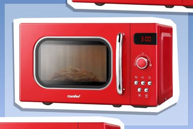 9PR: Comfee 20L Microwave Oven, 800W, Red