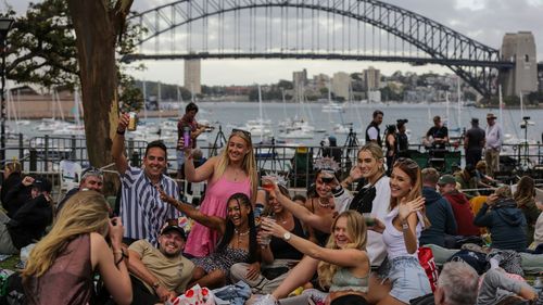 People gather to mark New Year in Sydney