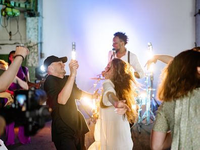 Couple dancing