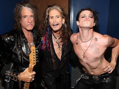 Yungblud, Steven Tyler and Joe Perry