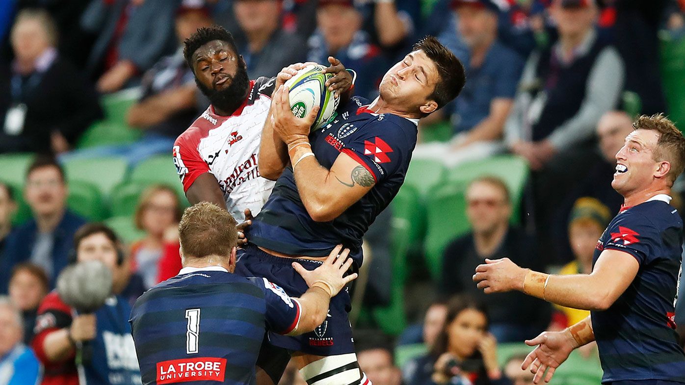 A fan who attended the Rebels&#x27; clash against the Lions has tested positive for coronavirus. (Getty)
