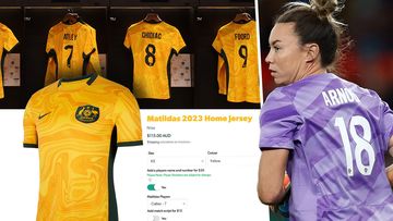 Nike has not made available for sale the Mackenzie Arnold replica jersey