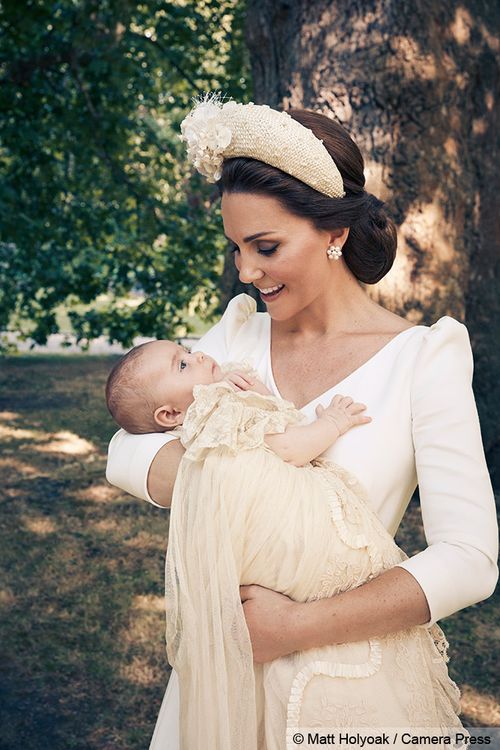 The 11-week-old appeared unfazed by all the fuss, with the Duchess of Cambridge joking that she hopes he stays like that. Picture: Matt Holyoak/Camera Press.