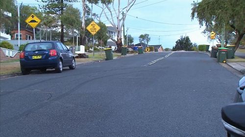 Neighbours reported hearing tyres screeching at the time of the theft. Picture: 9NEWS.