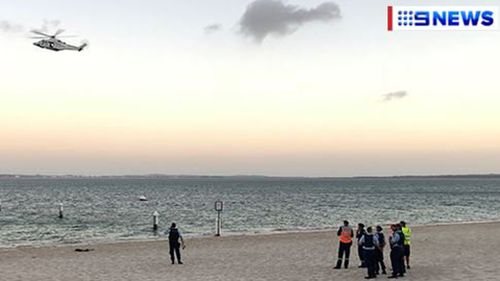A man has drowned while diving in Brighton Le Sands. (9NEWS)