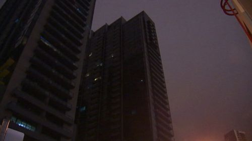 A man aged in his 20s has plunged to his death from a 26th floor balcony of a South Melbourne apartment block. (9NEWS)