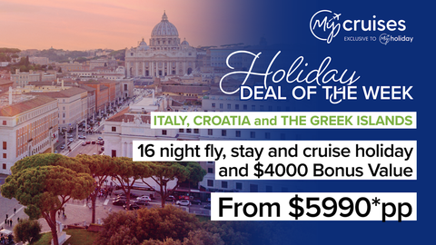 Today Show holiday deal of the week Italy, Croatia, Greek Islands cruise