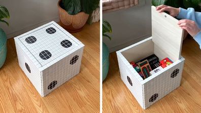 TikTok Ikea storage DIY hack upcycle