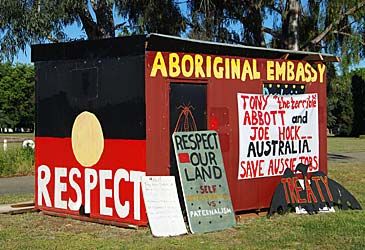 When was the Aboriginal Tent Embassy established in Canberra?