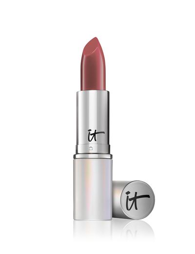 <a href="http://www.sephora.com.au/products/it-cosmetics-blurred-lines-smooth-fill-lipstick/v/je-ne-sais-quoi-2d5022ca-e854-4f6a-b0a2-a7af06a863ec" target="_blank">IT Cosmetics Blurred Lines Lipstick in Brave, $28.</a>