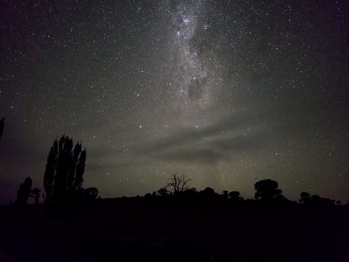 Night sky captured with the Samsung S23