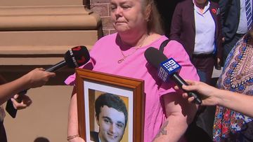 Ross Houllis&#x27; mother Janet after the accused&#x27;s guilty verdict.