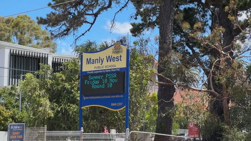 The students were taking part in an experiment at Manly West Public School.