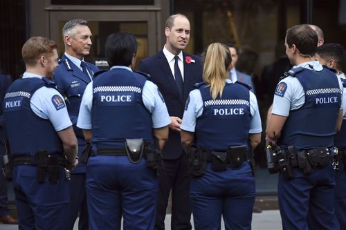 Prince William is on a two-day visit to New Zealand to take part in ANZAC ceremonies and visit the two mosques where a gunman killed 50 people on March 15.