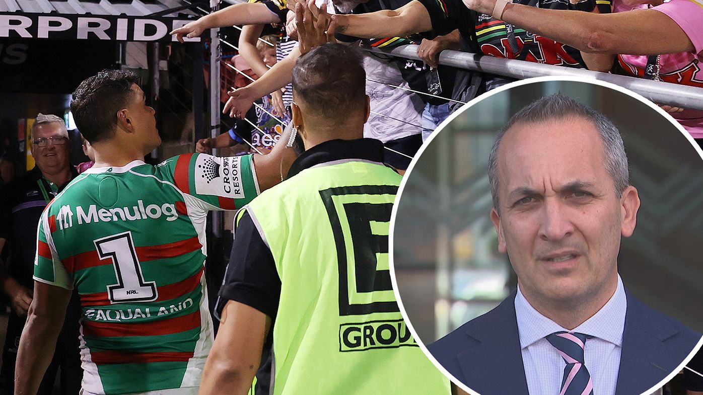 NRL boss Andrew Abdo responds to 'inconceivable' Latrell racism disgrace
