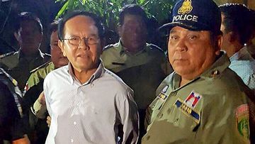 Opposition leader Kem Sokha was arrested earlier this month. (Photo: AFP).