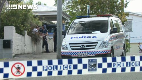 A man was shot outside his home in Brisbane this morning. (9NEWS)