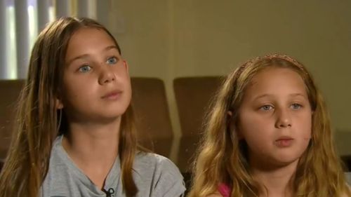 Charlee and Paige Homes spoke to 9NEWS about their ordeal. (9NEWS)