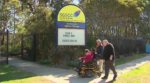 Moving into a nursing home would also mean Ms Flowers can no longer go to life skills and craft classes at a local college near to her Sydney home. Picture: 9NEWS.