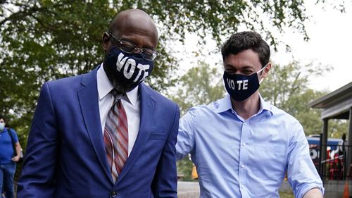 Raphael Warnock and Jon Ossoff are the Democratic candidates for Senate in Georgia.