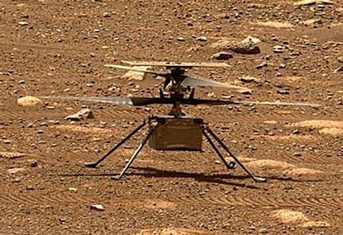 NASA robot helicopter on Mars (NASA)