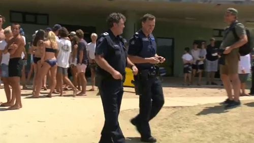 Leading Senior Constable Michael Atkinson and Senior Constable Russell Harrup have been involved in two rescues over the past month. (9NEWS)
