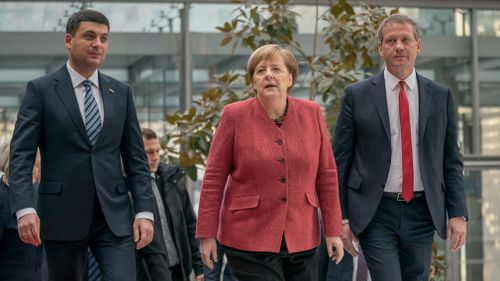 German Chancellor Angela Merkel confirmed she plans to press Russian President Vladimir Putin at this weekend's G20 summit about his country's seizure of three Ukrainian ships and their crews.