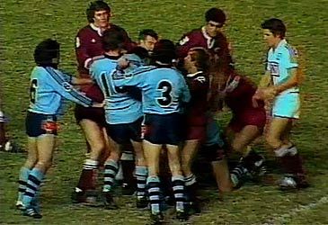 Where was the inaugural State of Origin match held in 1980?