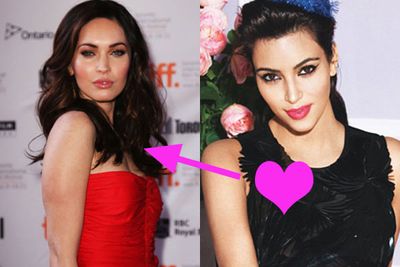 Watch out Megan Fox, Kim Kardashian's got her eye on you! "Megan Fox is so hot," said the reality TV star, "she is like my girl crush and I don't have girl crushes."