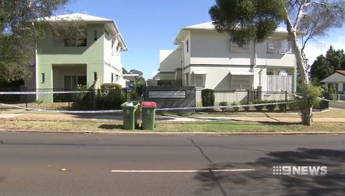 The woman was allegedly murdered in a unit in Wilsonton. Picture: 9NEWS