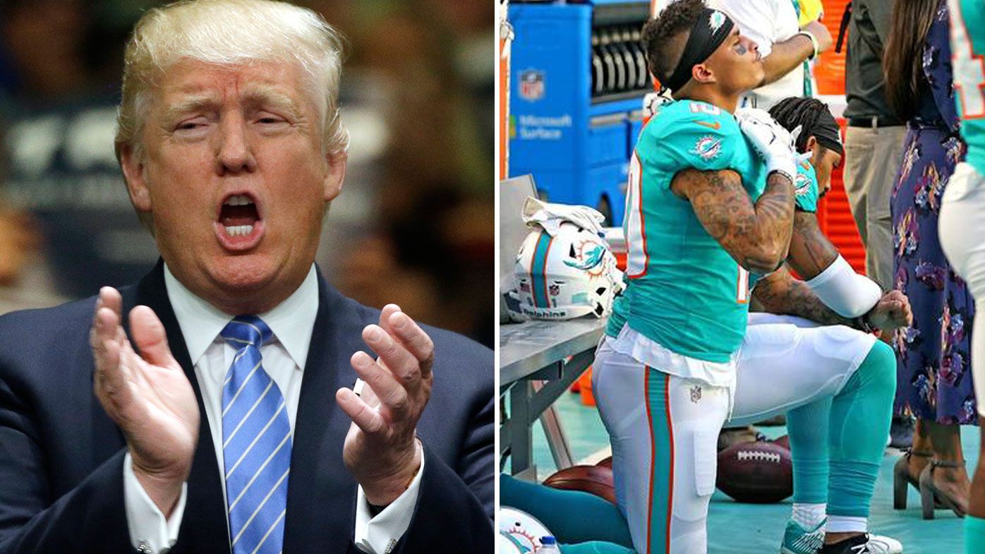 Trump called out NFL protests