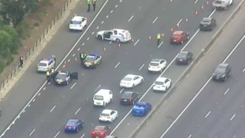 Emergency services at the scene. (9NEWS)