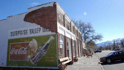 Rural Modoc County in the far northeastern part of Northern California plans to reopen schools, hair salons, churches, restaurants and the countys only movie theater on Friday, May 1, 2020. It would be the first in California to ease out of stay-home orders mandated by Gov. Gavin Newsom. (AP Photo/Jeff Barnard, File)
