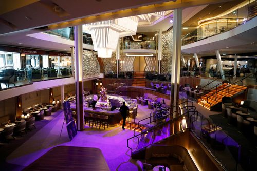 The Grand Plaza onboard the Royal Caribbean Celebrity Beyond cruise ship at Port Everglades in Fort Lauderdale, Florida, US, on Friday, November 4, 2022. 