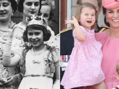 Queen Elizabeth and Princess Charlotte