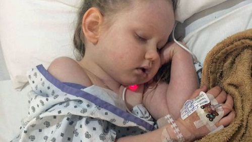 Annabelle Potts' battle with cancer was documented in a Facebook group.
