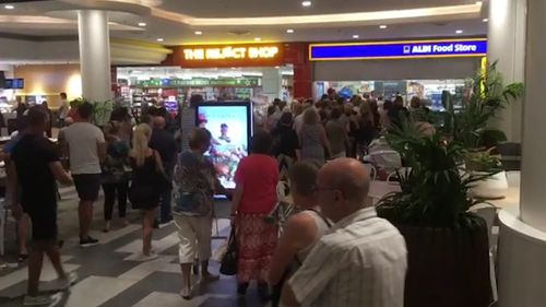 Photos and video posted to social media this morning show shoppers queuing and flocking to the store to snap up the discounted items. (Instagram/squirrelsquirrelson)