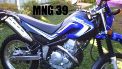 A motorbike similar to the one Mr Dickie was seen travelling on. (NSW police)