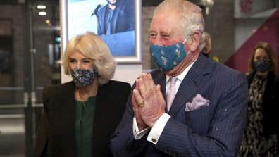 Prince Charles and Camilla, Duchess of Cornwall arrive to visit the Soho Theatre in London