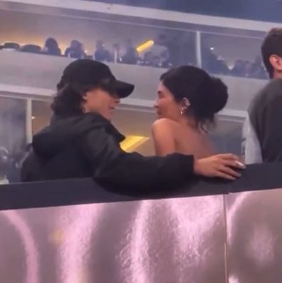 Kylie Jenner and Timothee Chalamet caught kissing