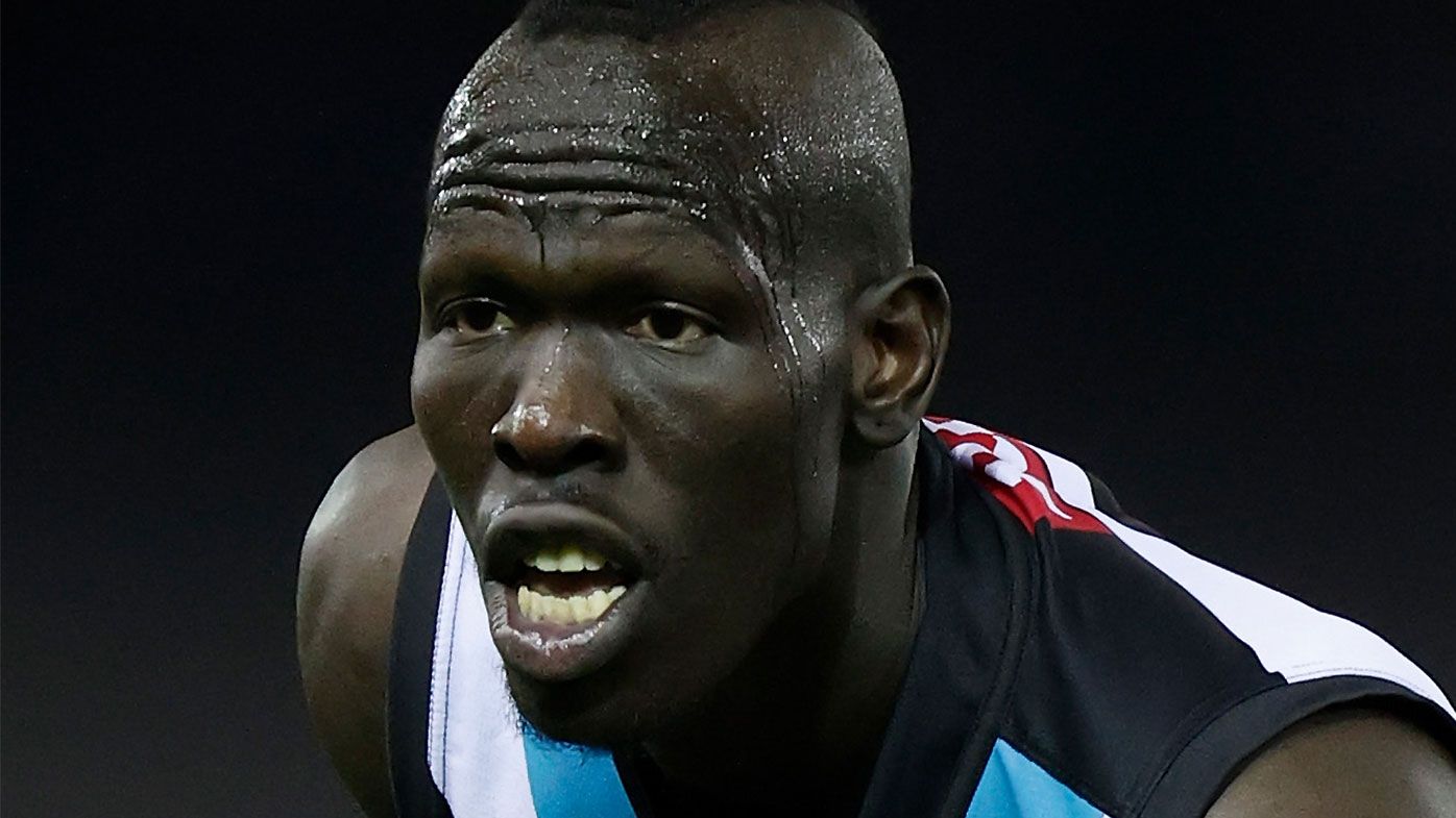 Port Adelaide's Aliir Aliir the latest AFL star to be subjected to 'abhorrent' racist attack online