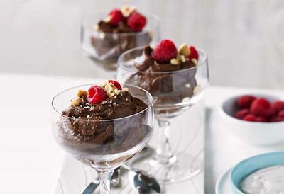 Avocado and chocolate mousse