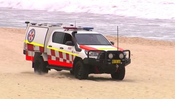 A search is underway for a missing rock fisherman as hazardous surf conditions remain along the New South Wales coast.