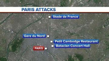 A night of terror in Paris left at least 127 people dead
after suicide bombers and machine-gun wielding extremists targeted the lives of
innocents. <br />French President Francois Hollande has closed the nation's
borders and declared a state of emergency after a terrorists' killing spree
left the nation, and the world, reeling.<br />The following is a timeline of the horrific events in the
nation's capital on Black Friday.