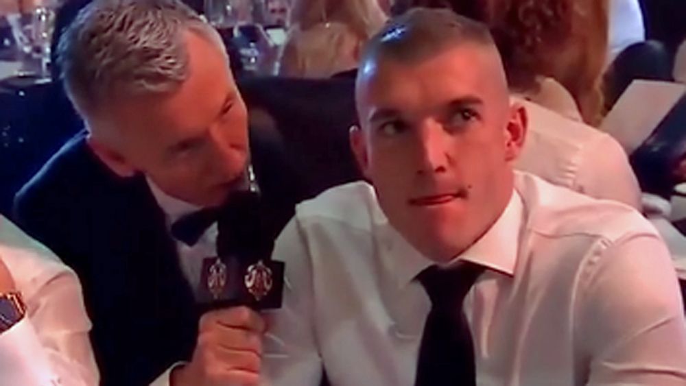 Richmond Tigers star Dustin Martin on the uncomfortable Brownlow Medal interviews with Bruce McAvaney