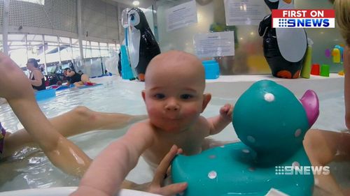 The sessions are for babies from six weeks to 15 months old and are often seen as a pre-cursor to swimming lessons.