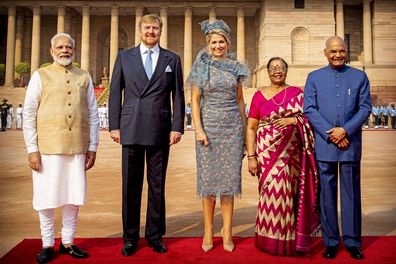 Queen Maxima and King Willem-Alexander of the Netherlands on royal tour to India