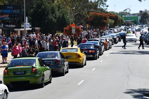 Commodores of all kinds made their way past the factory during a special event last week. (AAP)