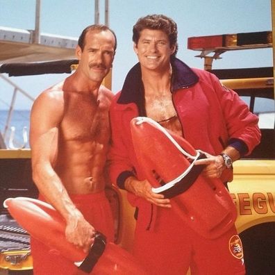 Michael Newman and David Hasselhoff