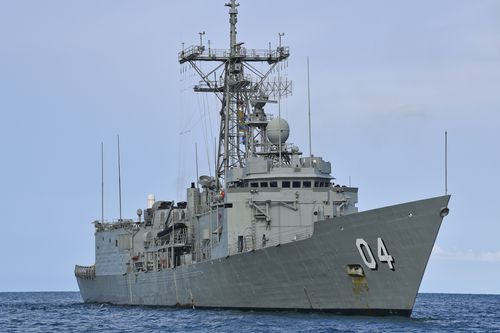 The HMAS Darwin has given 33 years of service to Australia. Picture: AAP
